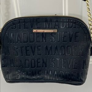 Steve Madden Embossed Black Crossbody Bag